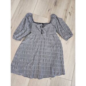 Forever 21 gingham babydoll dress